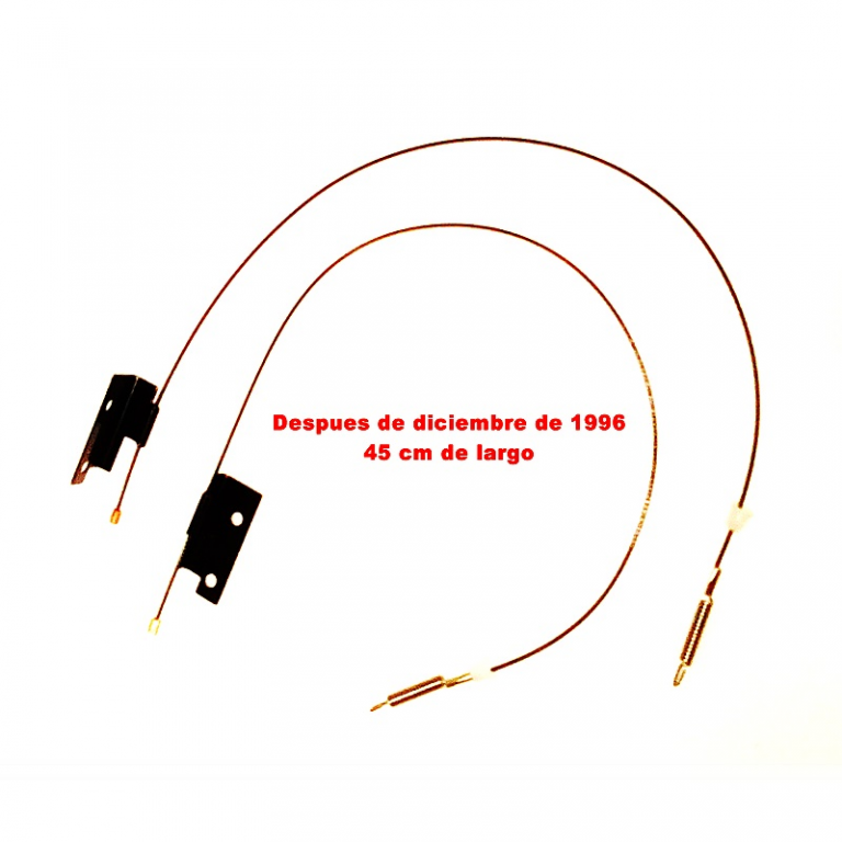 Par de cables tensión lateral para capota BMW Z3 OEM (Original) medida 45cm